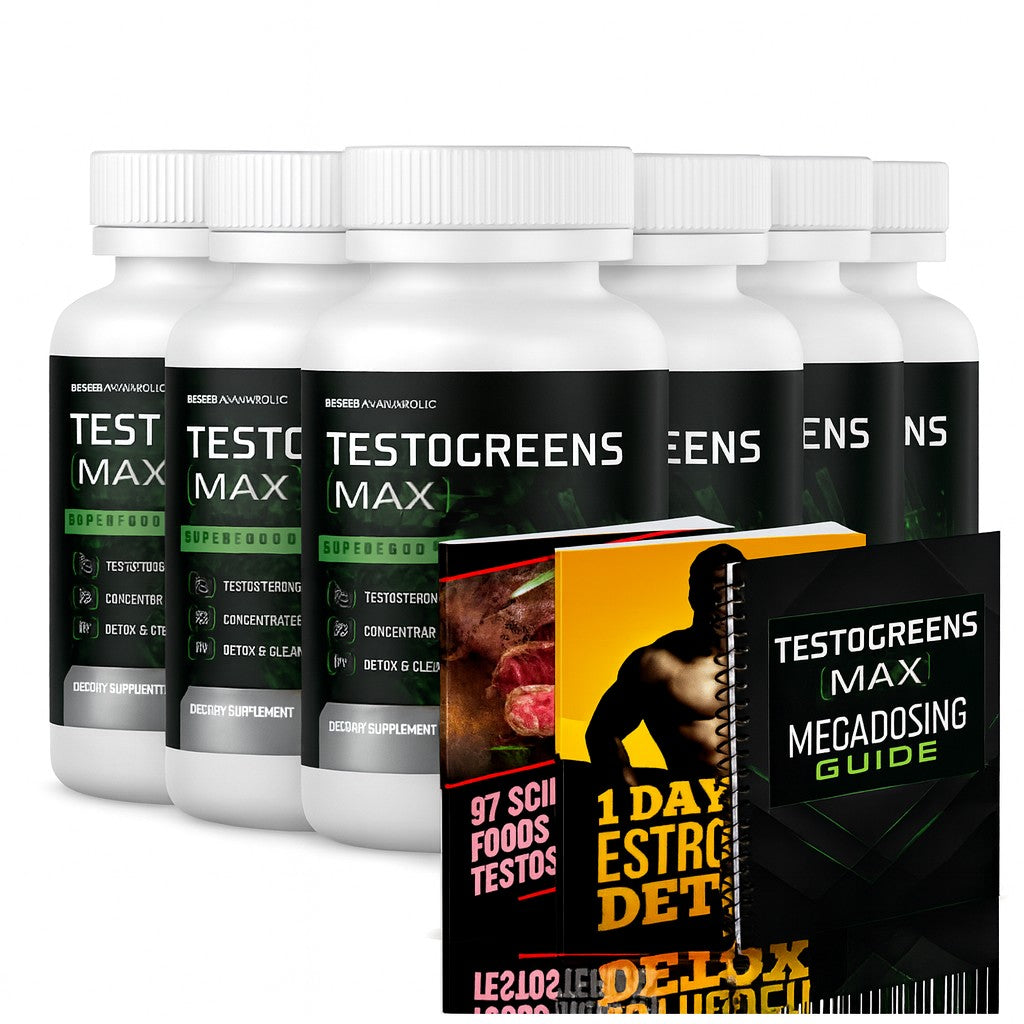 TestoGreens Max - 6 Month Supply